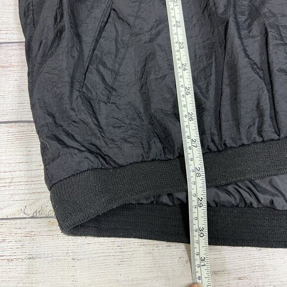 Vintage 90s Reebok V-Neck Pullover Windbreaker Black Pockets Uni Anorak Size XL - Picture 8 of 8